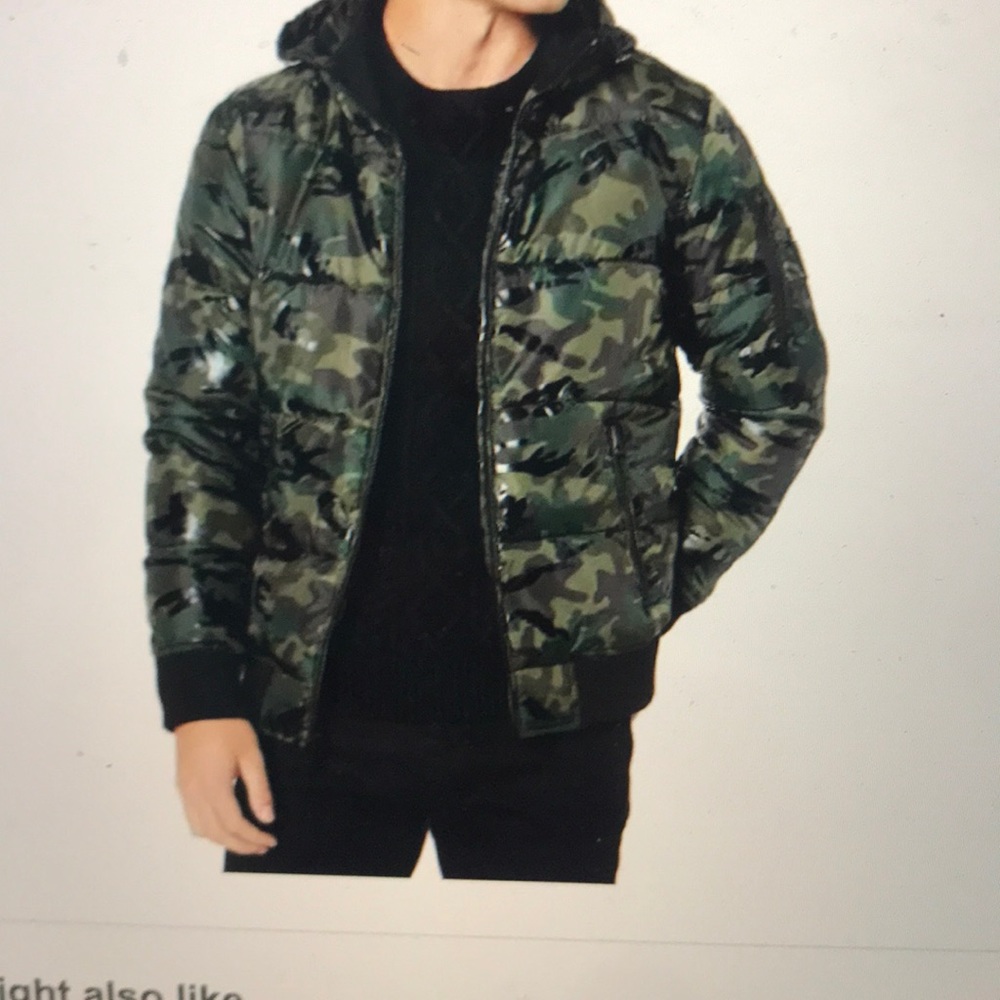 Guess Camo Puffer Jacket